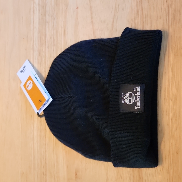 Timberland Black Beanie - Picture 1 of 5